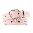 Womens Grommets Leather Jeans Belt Punk Rock Studded Belt Goth Belt pink